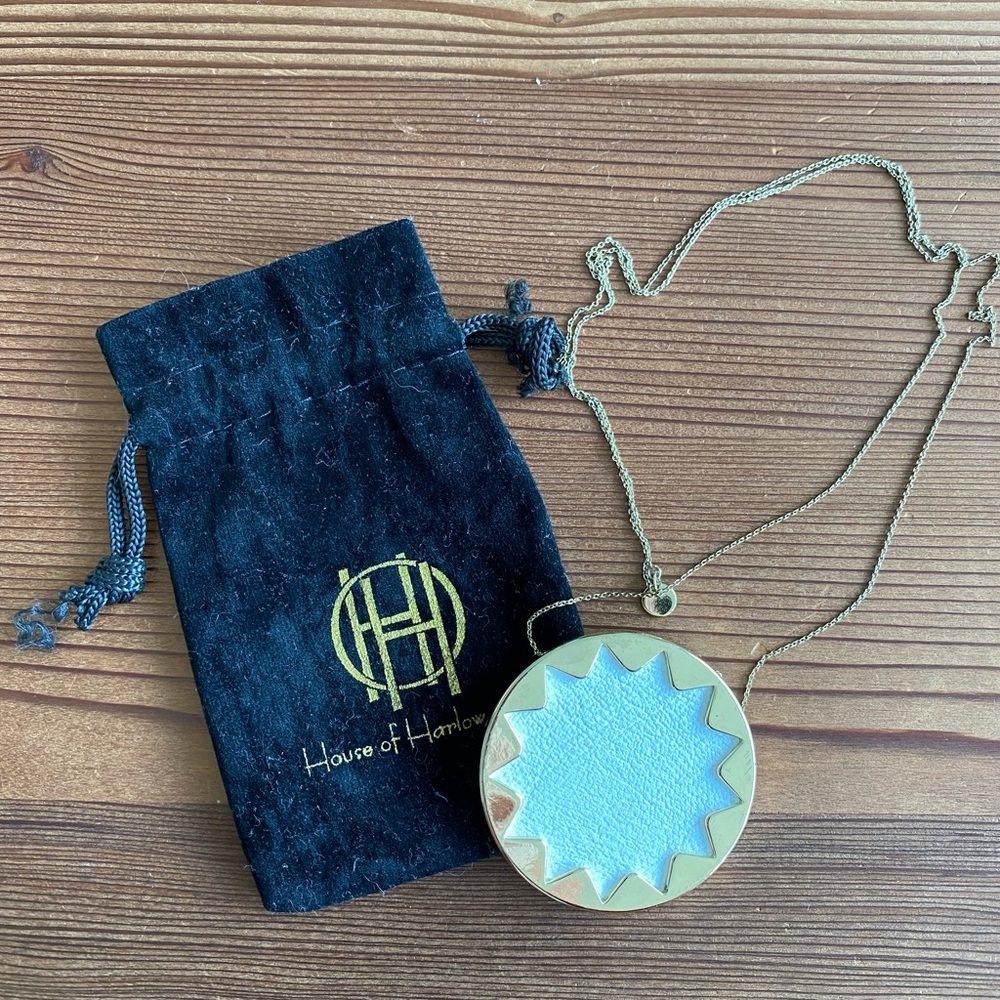 House of Harlow 1960 Gold Sunburst Pendant